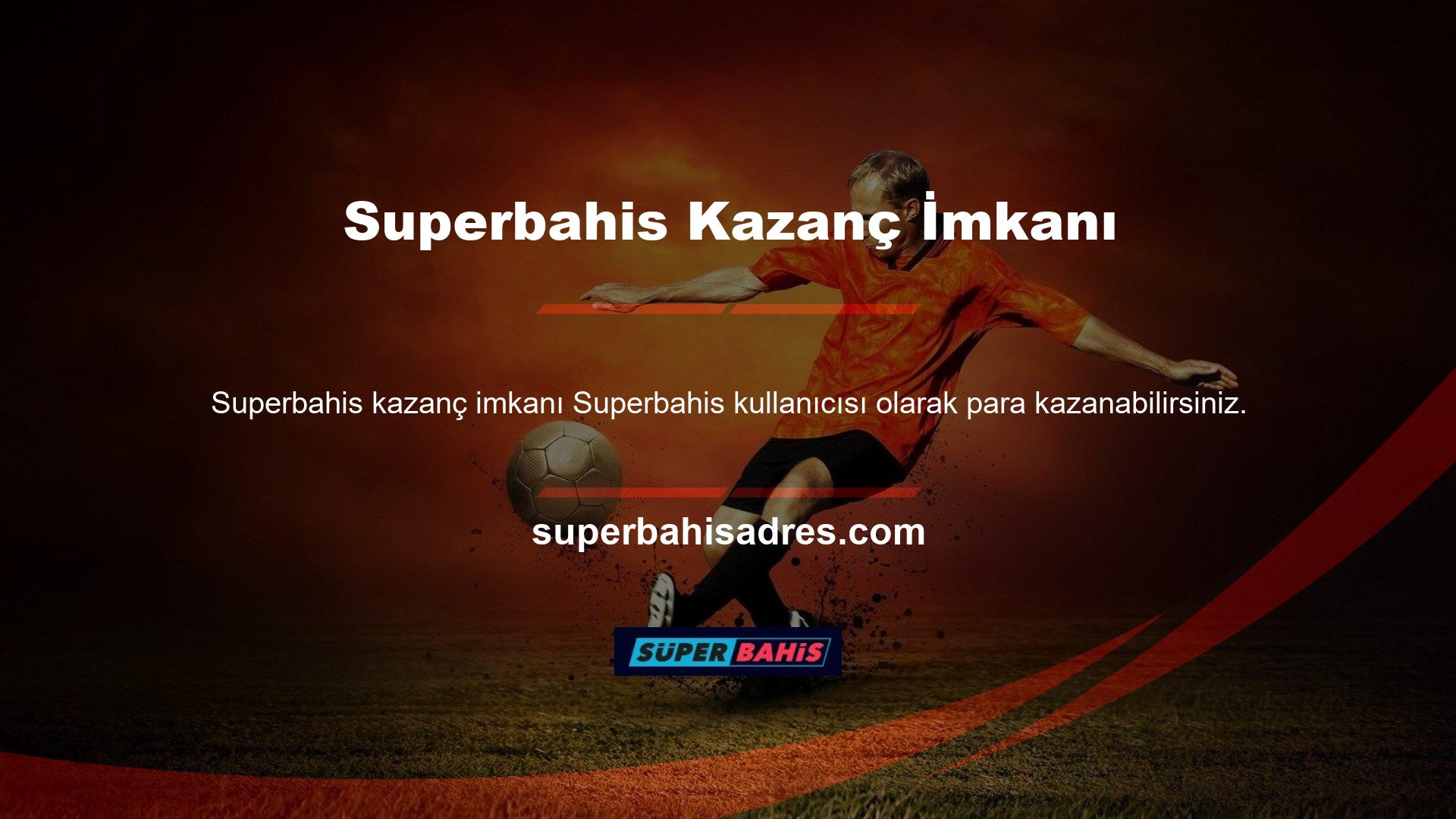 Superbahis web sitesi spora bahis yapmak için eğlenceli ve popüler bir yerdir